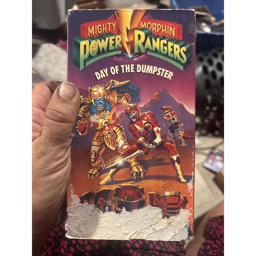 Mighty Morphin Power Rangers Day of the Dumpster Vintage 1993 VHS Tape